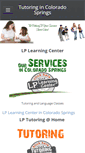 Mobile Screenshot of lp-learningcenter.com