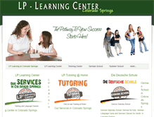 Tablet Screenshot of lp-learningcenter.com